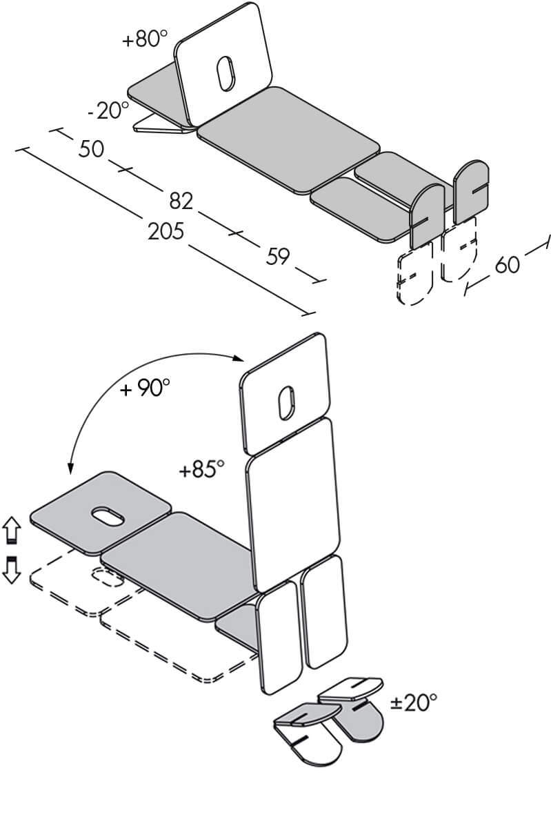Tilt Table 2 ET, 2 BT – Technische Daten Tilt Table 2 ET, 2 BT - Technische Daten