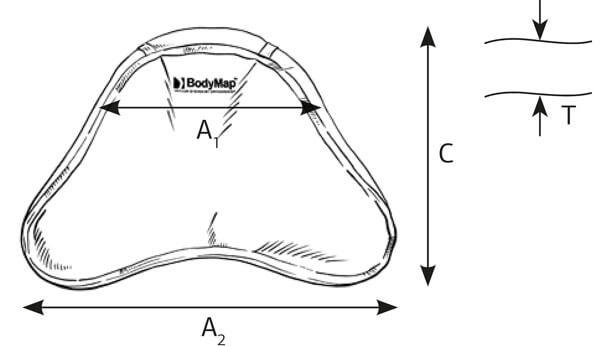 Vakuum-Kopfstütze DZ Skizze BodyMap A Skizze