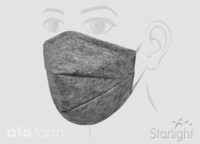 Mund-Nasen-Maske mit Abnäher